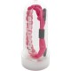 бижутерия,tubelaces,bracelet,rose,fluo,noir,(pink)