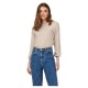 блуза,дамски,пуловери,дамски,плетени,дрехи,only,lely,sweater,beige,(silver,lining,detail,w,melange)