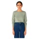 блуза,дамски,пуловери,дамски,плетени,дрехи,object,thess,sweater,green,(seagrass,detail,melange)