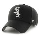 шапка,с,козирка,всички,шапки,47,mlb,chicago,white,sox,sure,shot,mvp,snapback,cap,black,(black)