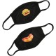 други,аксесоари,mister,tee,burger,and,hot,dog,face,mask,2,units,black,(black)