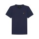 тениска,мъжки,тениски,lyle,&,scott,plain,short,sleeve,t,shirt,blue,navy,(blue)