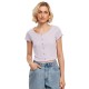 тениска,дамски,тениски,urban,classics,cropped,button,short,sleeve,t,shirt,blue,(lilac)