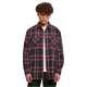 карирана,риза,мъжки,ризи,urban,classics,heavy,long,oversized,checked,long,sleeve,shirt,navy,orange,(blue)