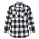карирана,риза,детски,ризи,urban,classics,checked,flanell,long,sleeve,shirt,white,(black,white)
