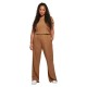 гащеризон,дамски,гащеризони,urban,classics,wide,jumpsuit,brown