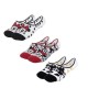 чорапи,мъжки,чорапи,дамски,чорапи,disney,minnie,no,show,socks,3,pairs,multicolor,(white,black,red)