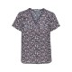 тениска,дамски,тениски,only,onlsonja,life,short,sleeve,v,neck,t,shirt,bleu,ciel,(blue)