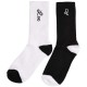 чорапи,мъжки,чорапи,urban,classics,zodiac,long,socks,2,pairs,black,white,leo,(multicolor)