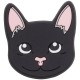 обувни,аксесоари,jibbitz,black,cat,charms,black