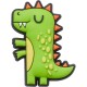 обувни,аксесоари,jibbitz,green,dino,charms,green
