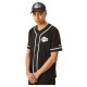 тениска,мъжки,тениски,new,era,distressed,logo,button,up,los,angeles,lakers,short,sleeve,t,shirt,black