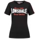 тениска,дамски,тениски,lonsdale,creggan,short,sleeve,t,shirt,black,red,white,(black)