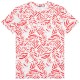 тениска,мъжки,тениски,antony,morato,mmks02144,fa140230,5086,slim,fit,short,sleeve,t,shirt,white,(red)