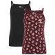 тениска,детски,тениски,hummel,carolina,sleeveless,t,shirt,2,units,red,black,(windsor,wine)
