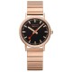 часовник,часовници,mondaine,classic,36,mm,watch,black,st.,steel,brushed,ip,rose,gold,plated,(brown)