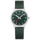 часовник,часовници,mondaine,classic,36,mm,woman,watch,black,(park,green,st.,steel,brushed)