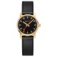 часовник,часовници,mondaine,evo2,gold,30,mm,woman,watch,black,(black,st.,steel,brushed,ip,gold,plated)
