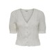 тениска,дамски,тениски,only,with,buttons,onllina,short,sleeve,v,neck,t,shirt,white,(cloud,dancer)
