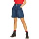 къси,панталони,дамски,панталони,jack,&,jones,eve,paperbag,akm1,jjxx,high,waist,denim,shorts,blue