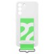 други,аксесоари,samsung,silicone,cover,strap,s22,plus,phone,case,white