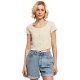 тениска,дамски,тениски,urban,classics,cropped,button,up,short,sleeve,t,shirt,beige,(soft,sea,grass)