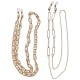 бижутерия,urban,classics,pearls,chain,2,units,gold,(golden)