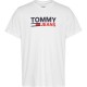 тениска,мъжки,тениски,tommy,jeans,corp,logo,short,sleeve,t,shirt,white,(white)