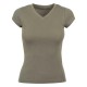 тениска,дамски,тениски,build,your,brand,basic,short,sleeve,v,neck,t,shirt,green,(spring,olive)