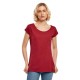тениска,дамски,тениски,build,your,brand,wide,neck,short,sleeve,t,shirt,burgundy,(red)