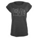 тениска,дамски,тениски,mister,tee,love,short,sleeve,t,shirt,black,(charcoal)