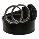 колан,колани,urban,classics,ring,buckle,belt,black,silver