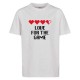 тениска,детски,тениски,mister,tee,love,for,the,game,short,sleeve,t,shirt,white,(white)