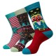 чорапи,мъжки,чорапи,urban,classics,christmas,nutcracker,socks,3,pairs,multicolor,(multicolor)