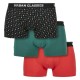 боксерки,мъжко,бельо,urban,classics,organic,x,mas,boxers,3,units,multicolor,(nicolaus,tree,green,pop,red)