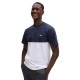 тениска,мъжки,тениски,vans,color,block,short,sleeve,t,shirt,blue,(white,dress,blue)