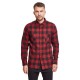 карирана,риза,дамски,ризи,мъжки,ризи,urban,classics,checked,long,sleeve,shirt,red,(black,burgundy)