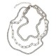 бижутерия,urban,classics,layering,chain,necklace,silver,(silver)