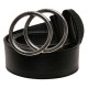 колан,колани,urban,classics,ring,belt,black,(black,silver)