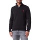 блуза,мъжки,пуловери,hugo,san,quintus,c,half,zip,sweater,black