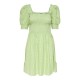 рокля,дамски,поли,и,рокли,only,flow,smock,short,sleeve,short,dress,green,(sap,green,checks,bright,white)
