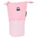 канцеларски,принадлежности,safta,benetton,vichy,pencil,case,pink,(multicolor)