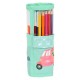 канцеларски,принадлежности,safta,glowlab,pepa,pencil,case,multicolor,(green)