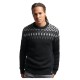блуза,мъжки,пуловери,superdry,vintage,fairisle,sweater,black