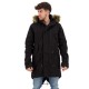 яке,мъжки,якета,superdry,vintage,miltry,faux,fur,jacket,black