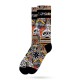 чорапи,дамски,чорапи,american,socks,eagle,of,fire,coolmax,half,long,socks,black,(black,red)