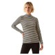 тениска,дамски,тениски,garcia,z0007,4026,long,sleeve,high,neck,t,shirt,off,white,stripe,(white,black)