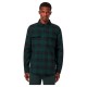 карирана,риза,мъжки,ризи,oakley,bear,cozy,flannel,long,sleeve,shirt,hunter,green,black,check,(green)