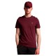 тениска,мъжки,тениски,lyle,&,scott,plain,short,sleeve,t,shirt,burgundy,(red)