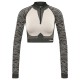 блуза,дамски,блузи,hummel,mila,seamless,half,zip,sweatshirt,grey,(black,chateau,grey)